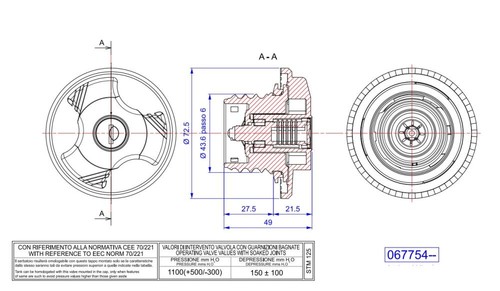 Audi tappo serbatoio - 07>,